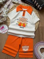 تیشرت شلوارک یقه دار خرسی - Image 3