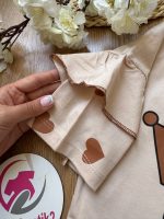 تیشرت شلوار کرومی کرم - Image 3