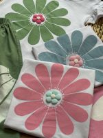 تاپ شلوارک بابونه برجسته - Image 2