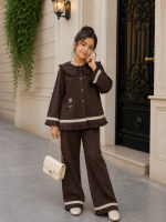 شومیز شلوار گلدوزی رُز