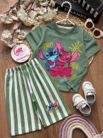 تیشرت شلوارک استیج راه راه - Image 2