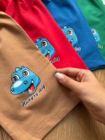 تیشرت شلوارک راه راه دایناسوری - Image 6