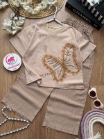تیشرت شلوار پروانه‌ توری - Image 5
