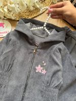 سویشرت شلوار مخمل گلدوزی - Image 17