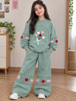 بلوز شلوار گل سرخ - Image 11